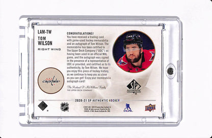 2020-21 SP AUTHENTIC TOM WILSON LIMITED AUTO MATERIAL /100