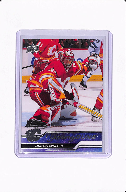 2023-24 UD SERIES ONE DUSTIN WOLF YOUNG GUNS