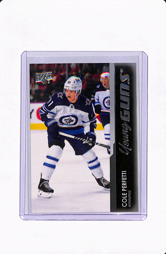 2021-22 UD SERIES 2 COLE PERFETTI YOUNG GUNS