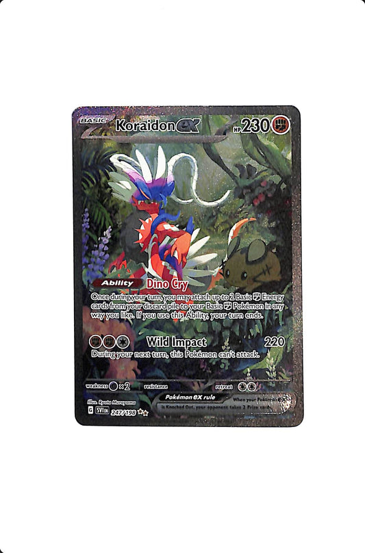 Koraidon ex Scarlet & Violet Base Set Special Illustration Rare 247/198