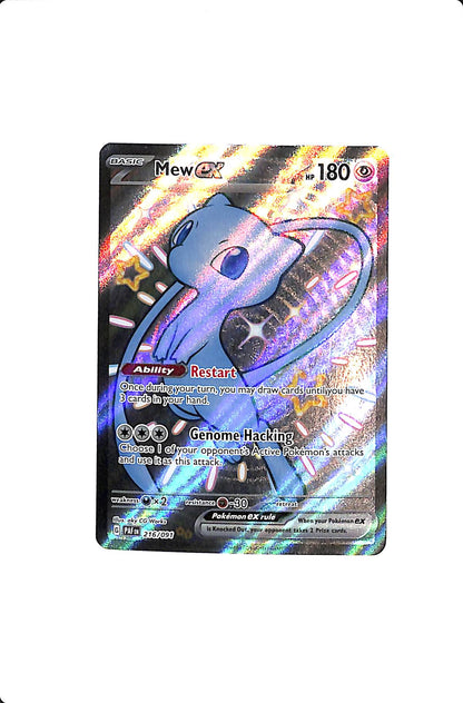 Mew ex Paldean Fates Shiny Ultra Rare 216/091