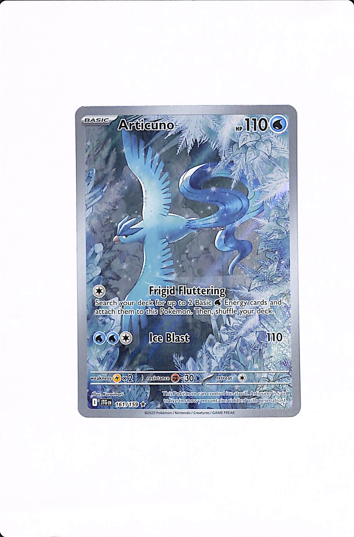 Articuno Journey Together Illustration Rare 161/159
