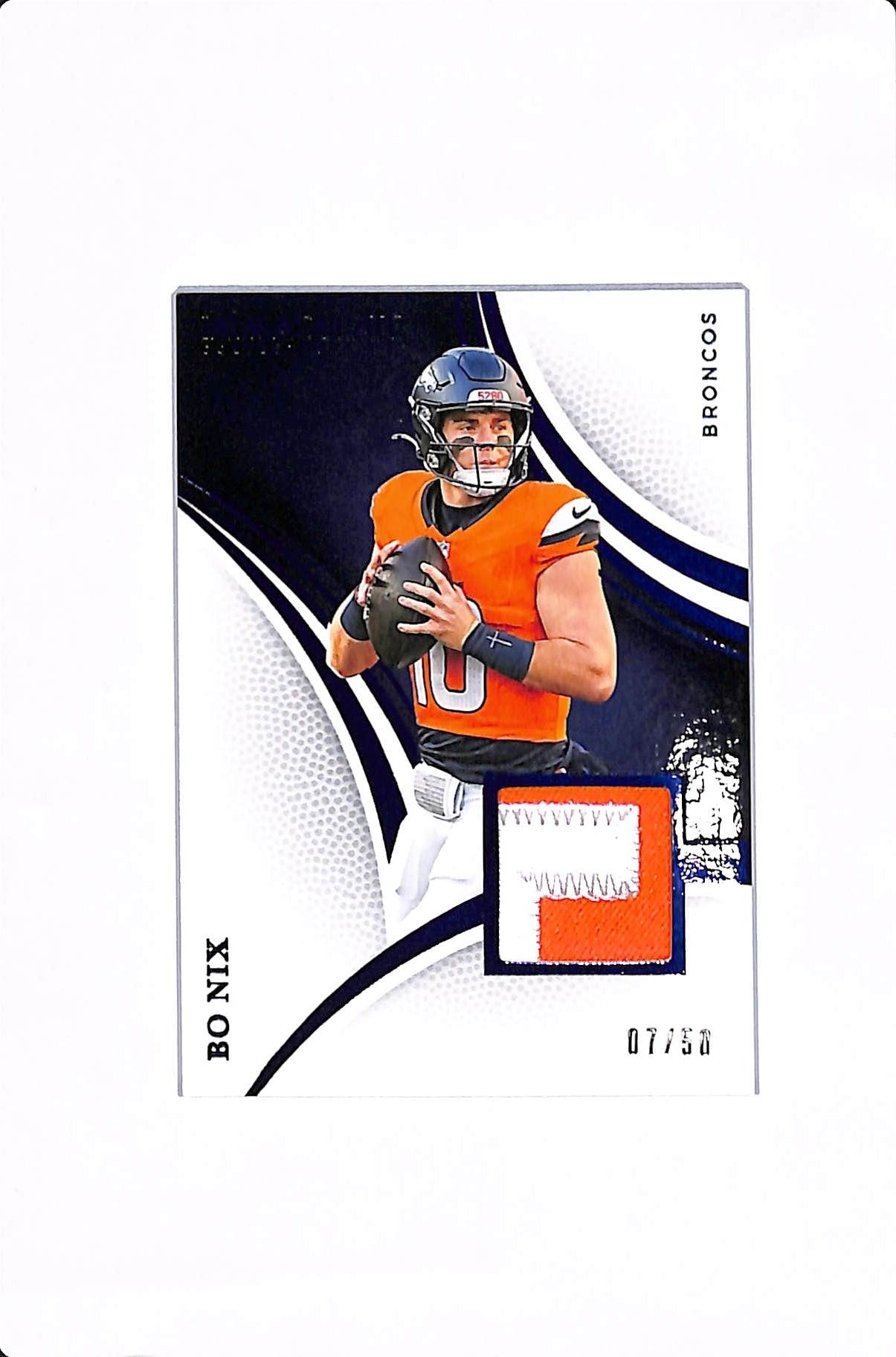 2025 PANINI IMMACULATE BO NIX PATCH /50 #80