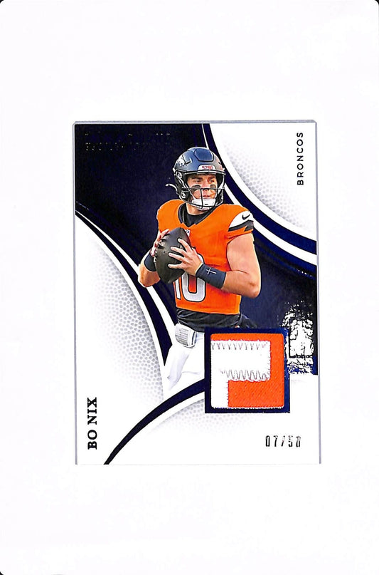 2025 PANINI IMMACULATE BO NIX PATCH /50 #80