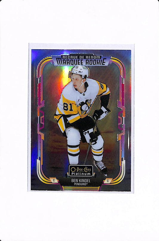 2025-26 UPPER DECK O-PEE-CHEE PLATINUM BEN KINDEL MARQUEE ROOKIE SUNSET #281