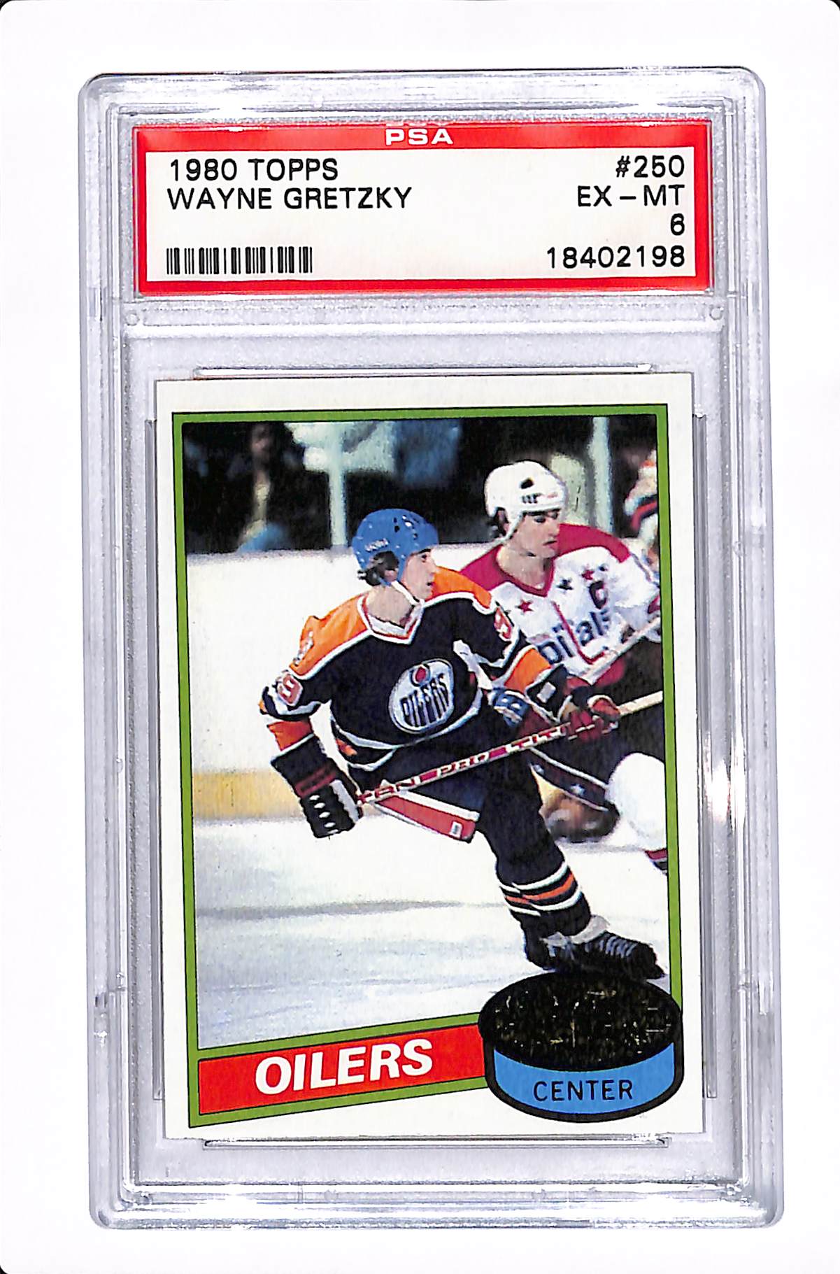 1980 TOPPS WAYNE GRETZKKY PSA 6 #250