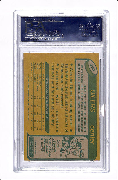 1980 TOPPS WAYNE GRETZKKY PSA 6 #250