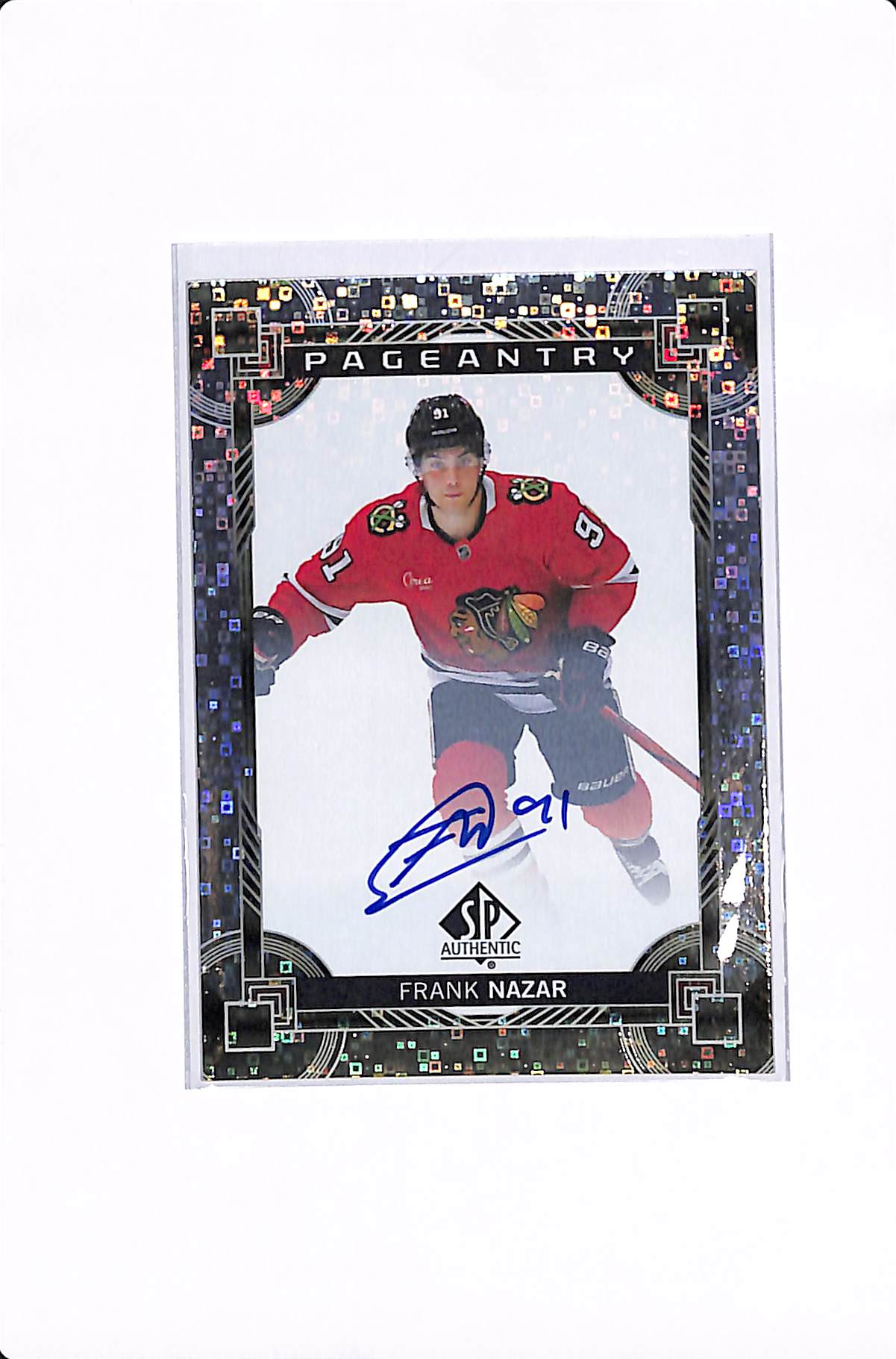 2024-25 UPPER DECK SP AUTHENTIC FRANK NAZAR PAGEANTRY AUTO #P-86