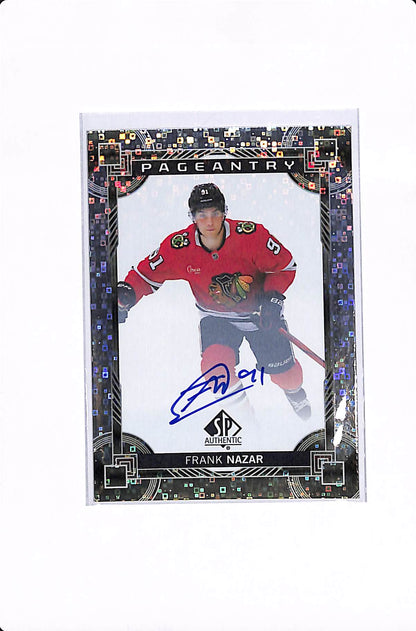 2024-25 UPPER DECK SP AUTHENTIC FRANK NAZAR PAGEANTRY AUTO #P-86