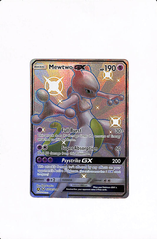 Mewtwo GX Hidden Fates: Shiny Vault Shiny Holo Rare SV59/SV94