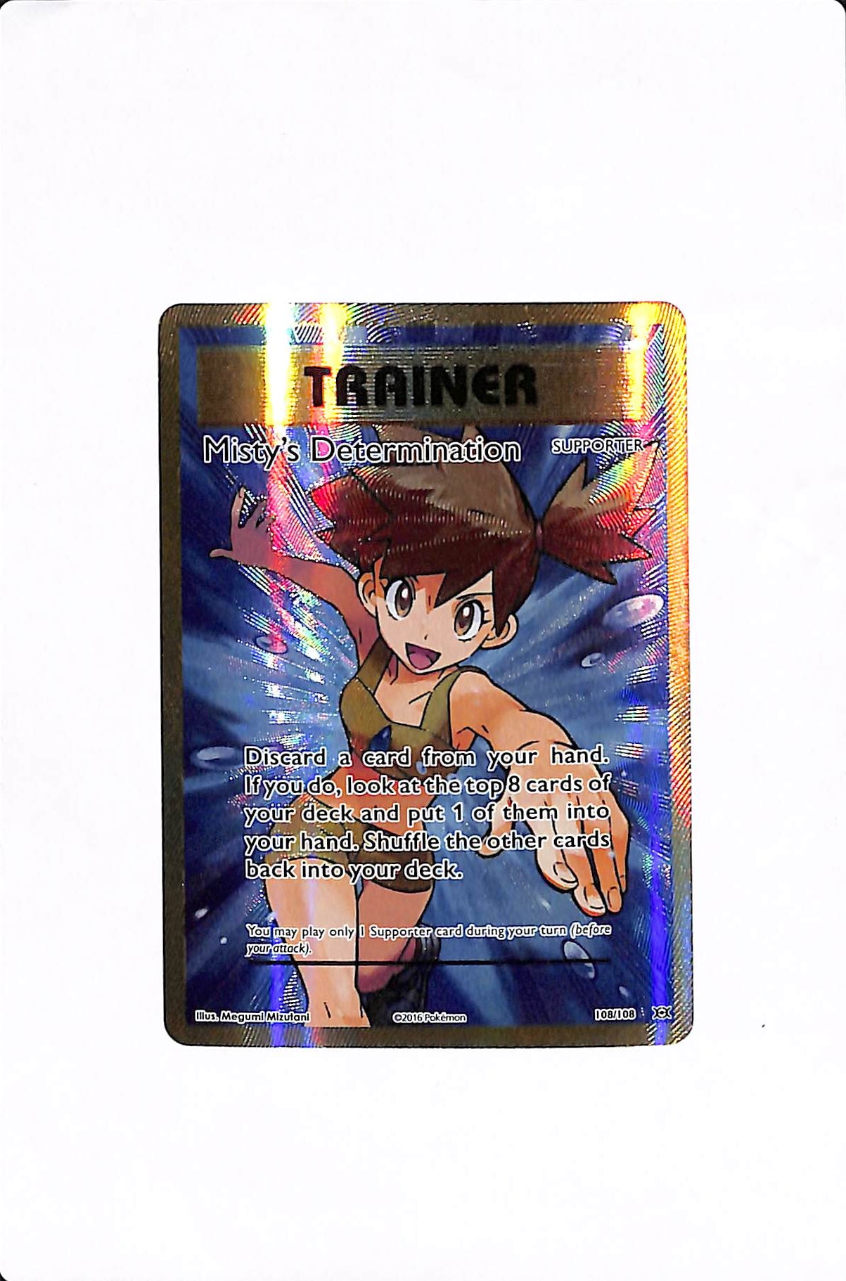 Misty's Determination (Full Art) Evolutions Ultra Rare 108/108