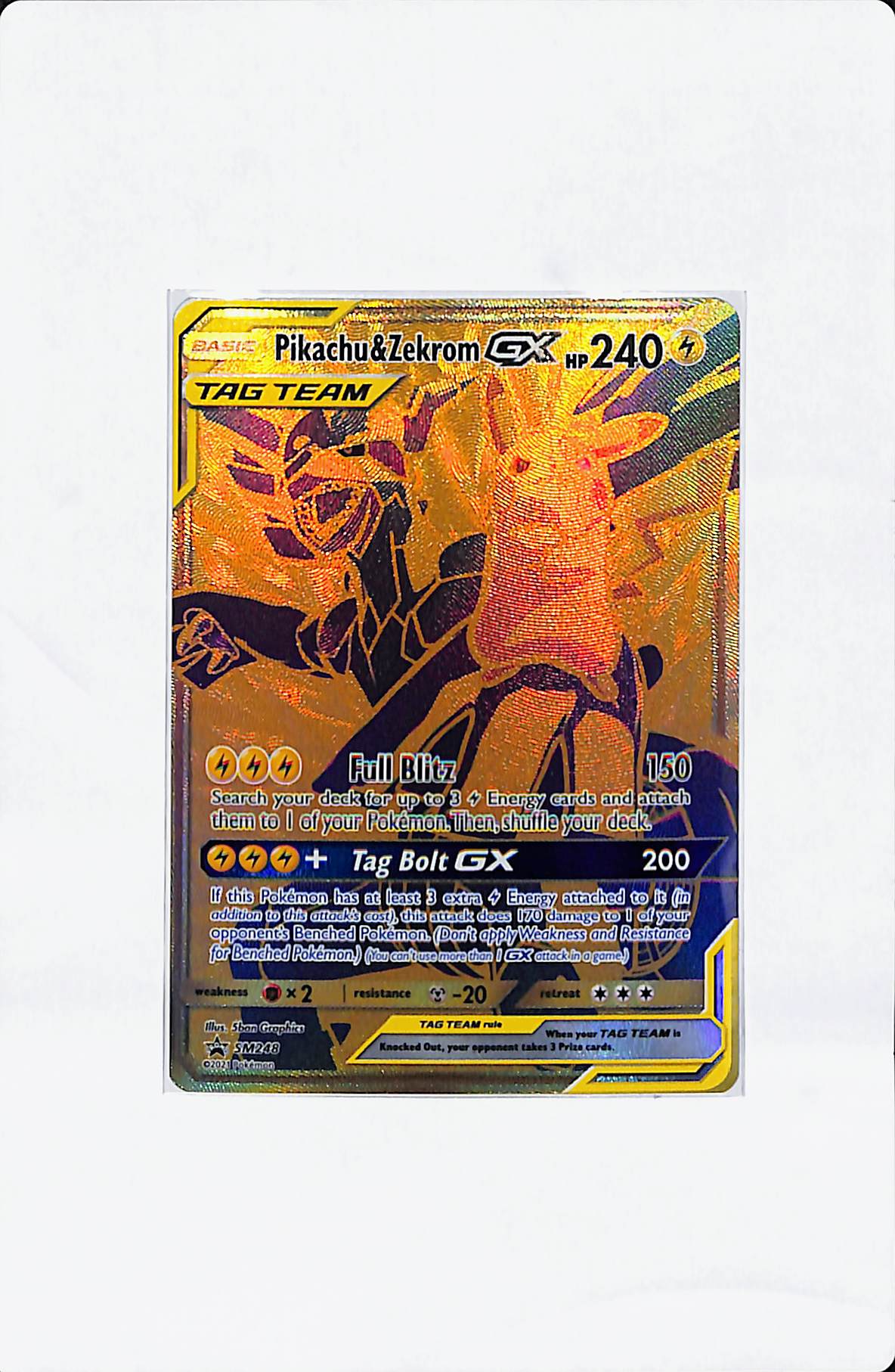 PIKACHU & ZAKCROM GX SM248