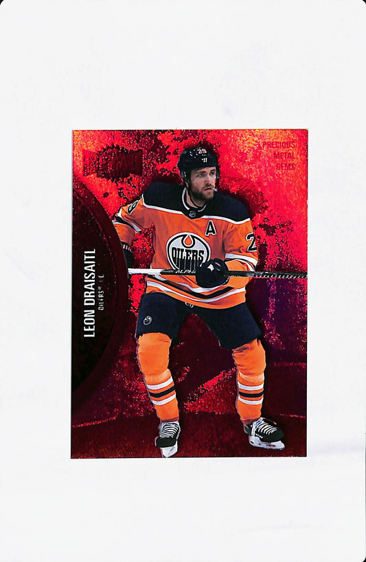 2021-22 METAL UNIVERSE LEON DRAISAITL PRECIOUS METAL GEMS /100