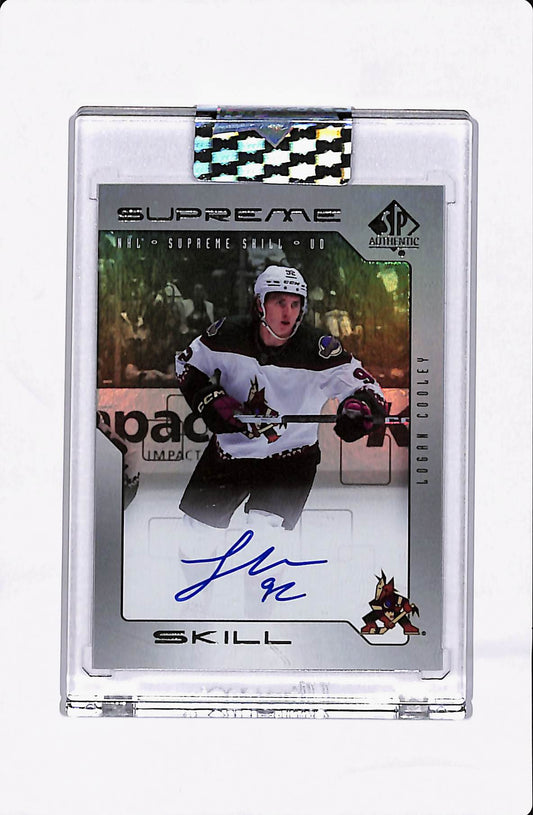 2023-24 CLEAR CUT LOGAN COOLEY SUPREME SKILL AUTOGRAPH
