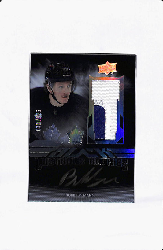 2023-24 UPPER DECK SPX BOBBY MCMANN LUSTOURS ROOKIES PATCH AUTO /125