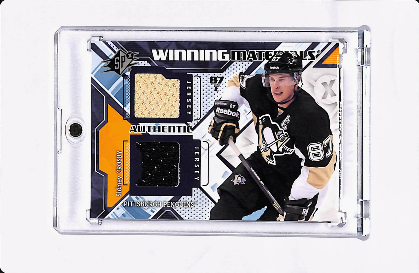2013-14 UPPER DECK SPX SYDNEY CROSBY WINNING MATERIALS