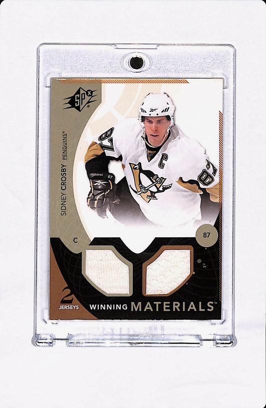 2010-11 UPPER DECK SPX SYDNEY CROSBY WINNING MATERIALS