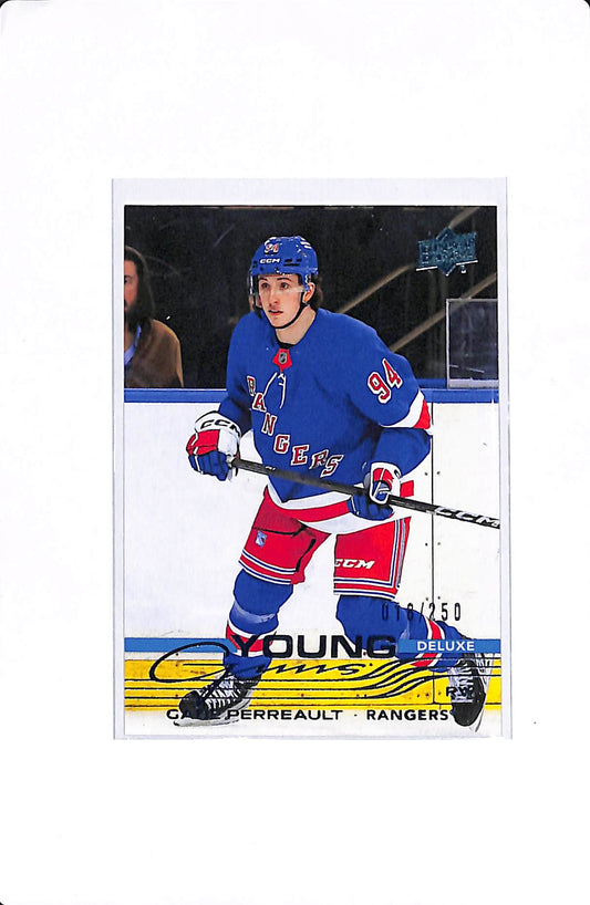 2025-26 UPPER DECK SERIES 1 GABE PERREAULT YOUNG GUNS DELUXE /250 #202
