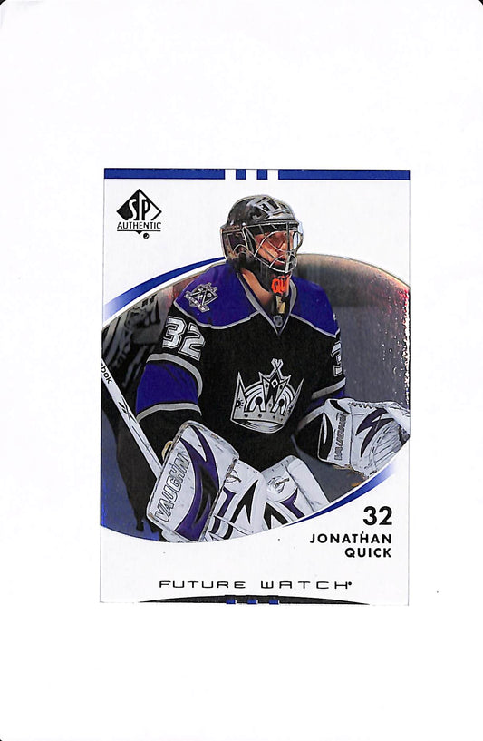 2022-23 UPPER DECK SP AUTHENTIC JONATHAN QUICK FUTURE WATCH ACETATE #177
