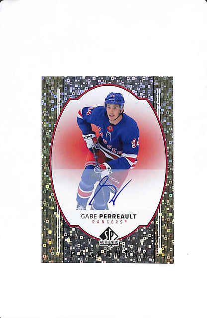 2025-26 UPPER DECK SP AUTHENTIC GABE PERREAULT PAGEANTRY AUTO #P-45