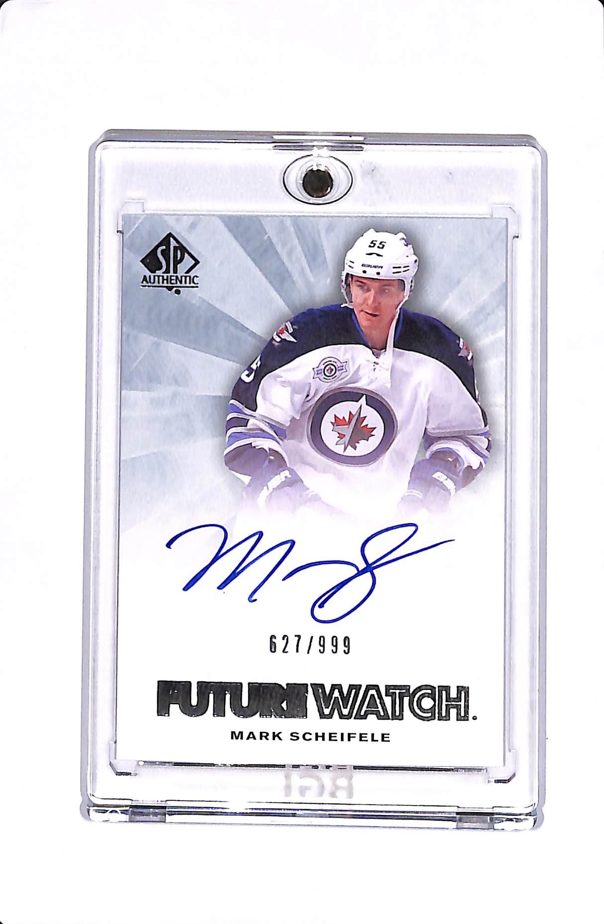 2011-12 UPPER DECK SP AUTHENTIC MARK SCHIEFELE FUTURE WATCH AUTO /999
