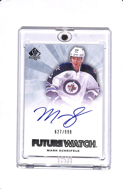 2011-12 UPPER DECK SP AUTHENTIC MARK SCHIEFELE FUTURE WATCH AUTO /999