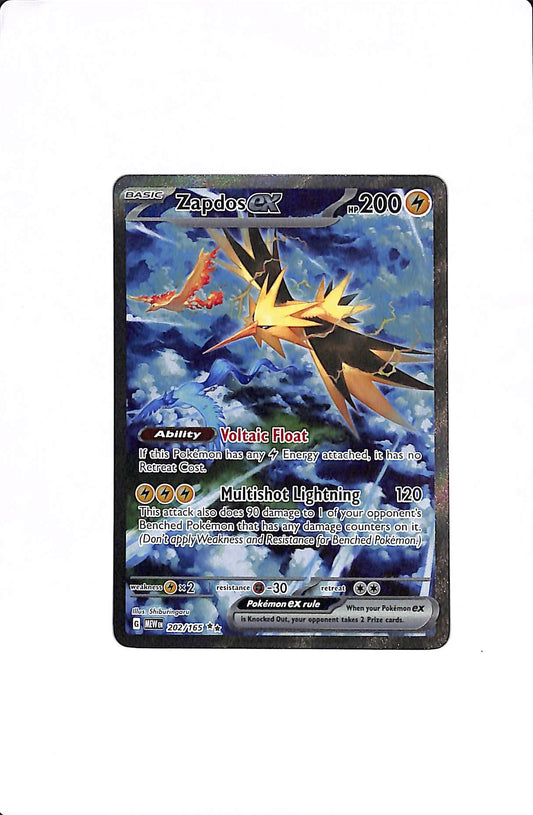 Zapdos ex SV: 151 Special Illustration Rare 202/165