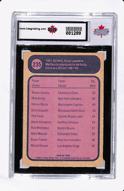 1982-1983 O-PEE-CHEE WAYNE GRETZKY AUTOGRAPH KSA AUTHENTIC