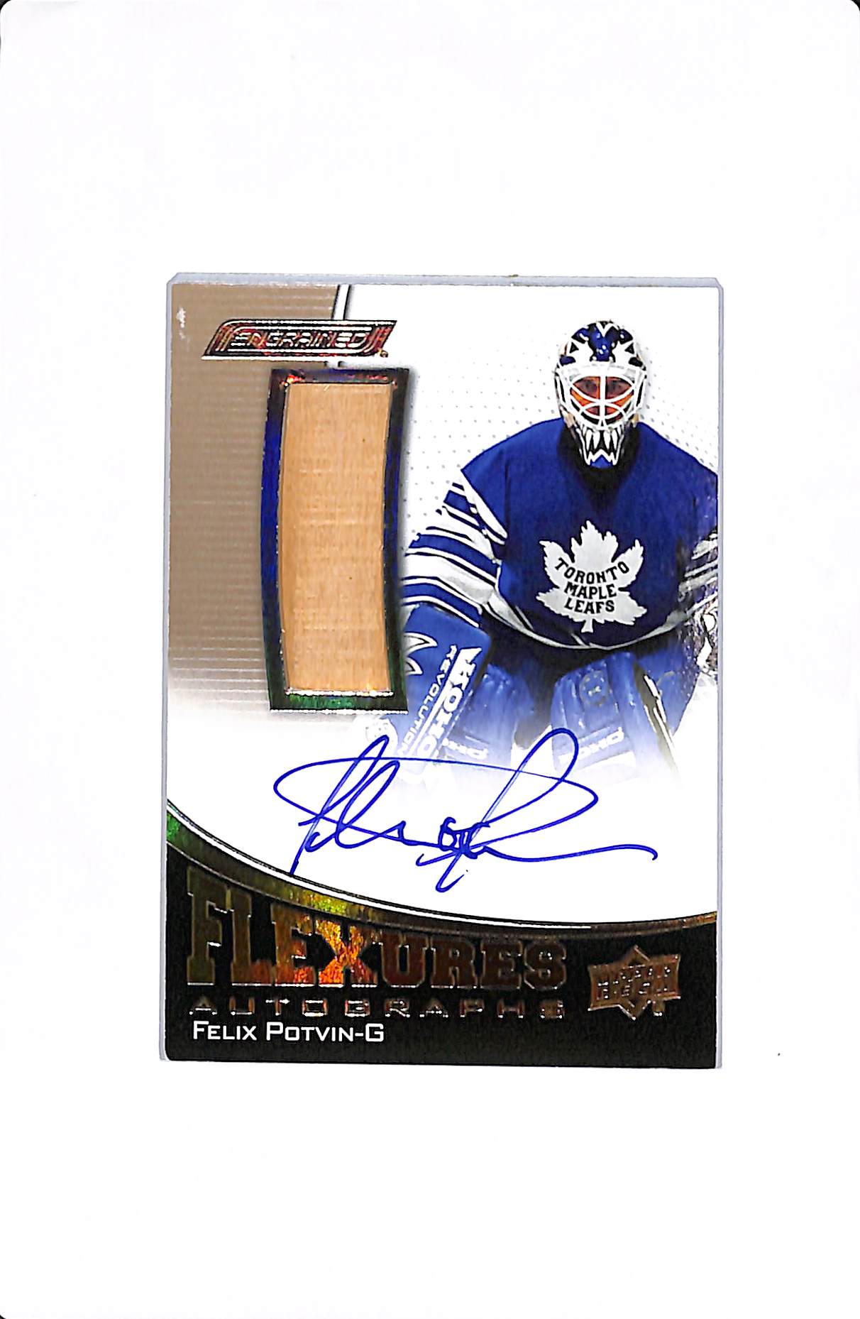 2023-24 UPPER DECK ENGRAINED FELIX POTVIN FLEXURES AUTOGRAPHS #FS-FP