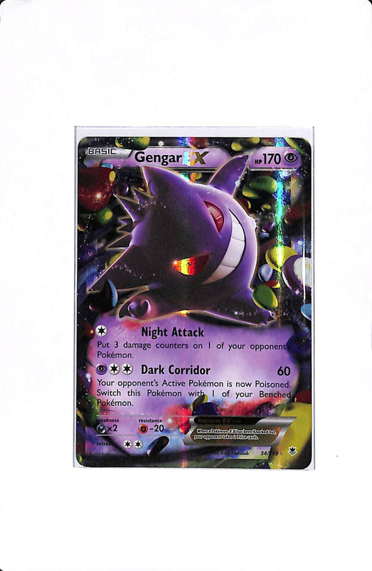 Gengar EX Phantom Forces Ultra Rare 34