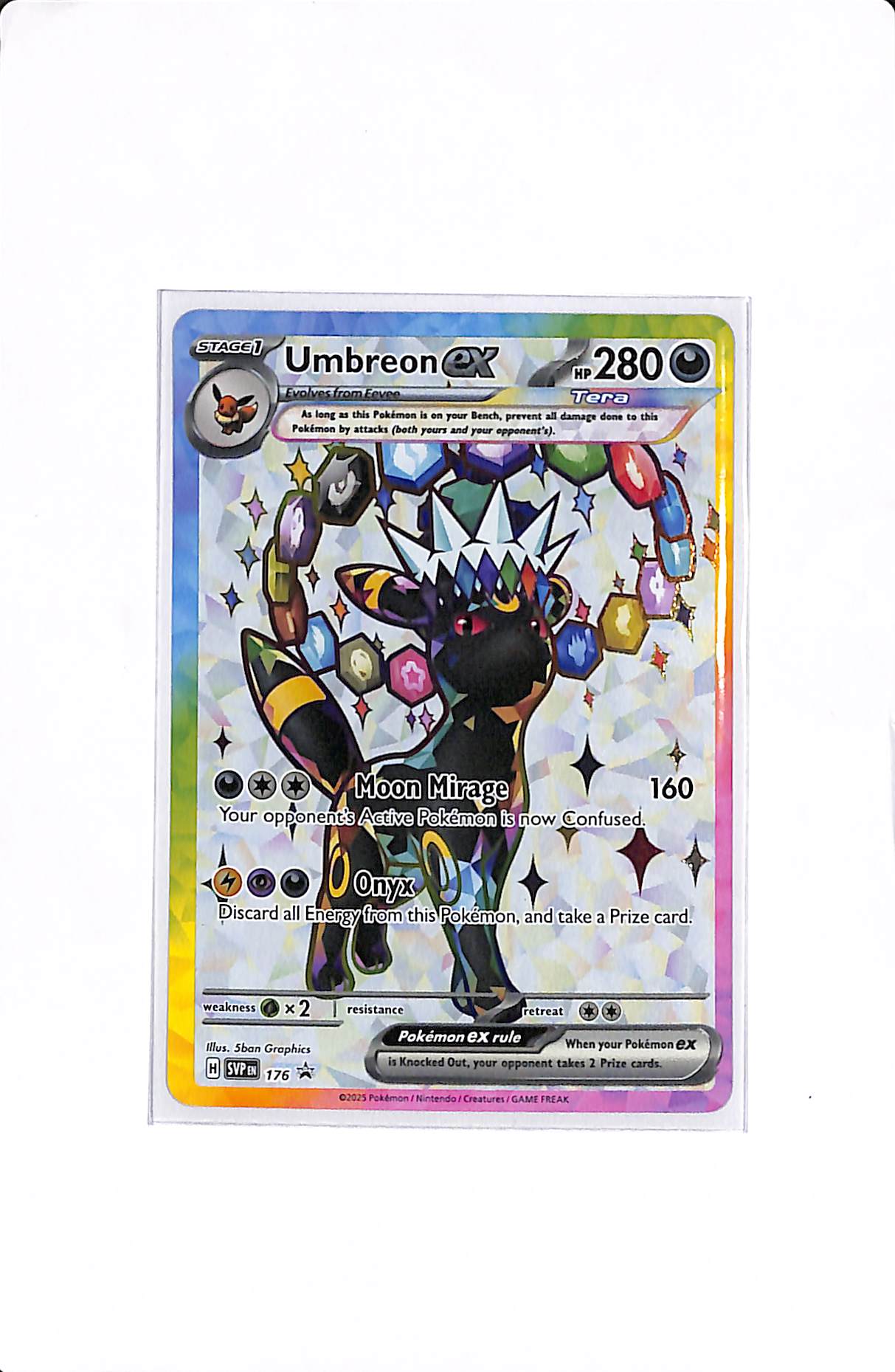 Umbreon EX Scarlet & Violet Promo SVP 176