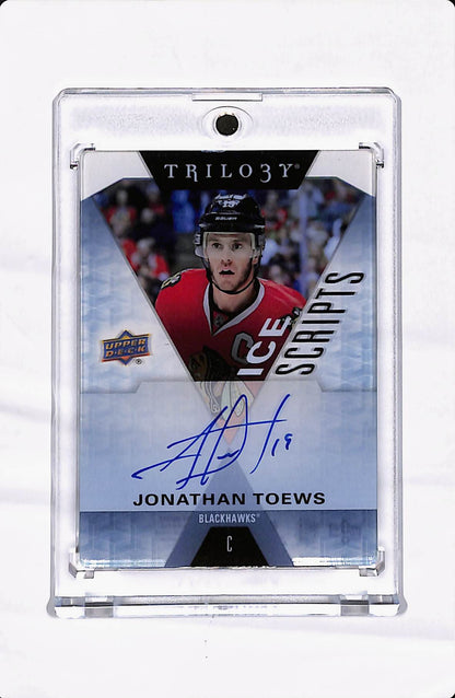 2016-17 TRILOGY ICE SCRIPTS JONATHAN TOEWS AUTO