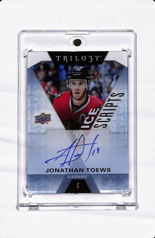 2016-17 TRILOGY ICE SCRIPTS JONATHAN TOEWS AUTO