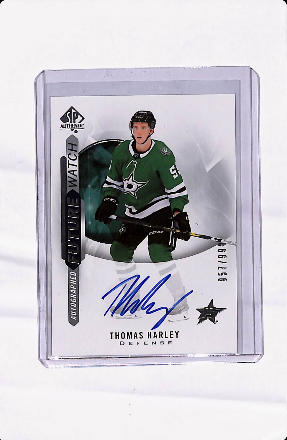 2020-21 SP AUTHENTIC THOMAS HARLEY FUTURE WATCH AUTO /999