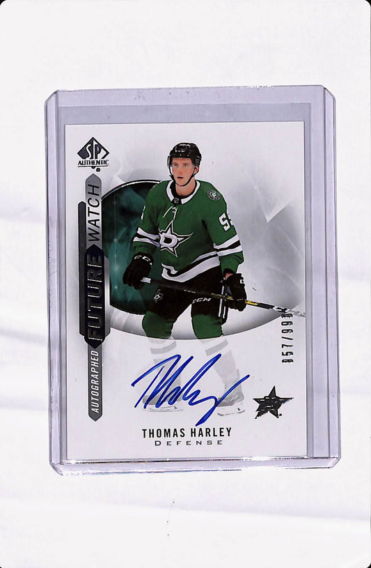 2020-21 SP AUTHENTIC THOMAS HARLEY FUTURE WATCH AUTO /999