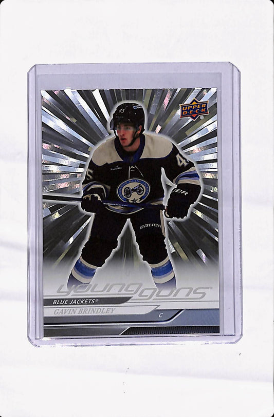 2024-25 UD SERIES 2 GAVIN BRINDLEY YOUNG GUNS OUTBURST