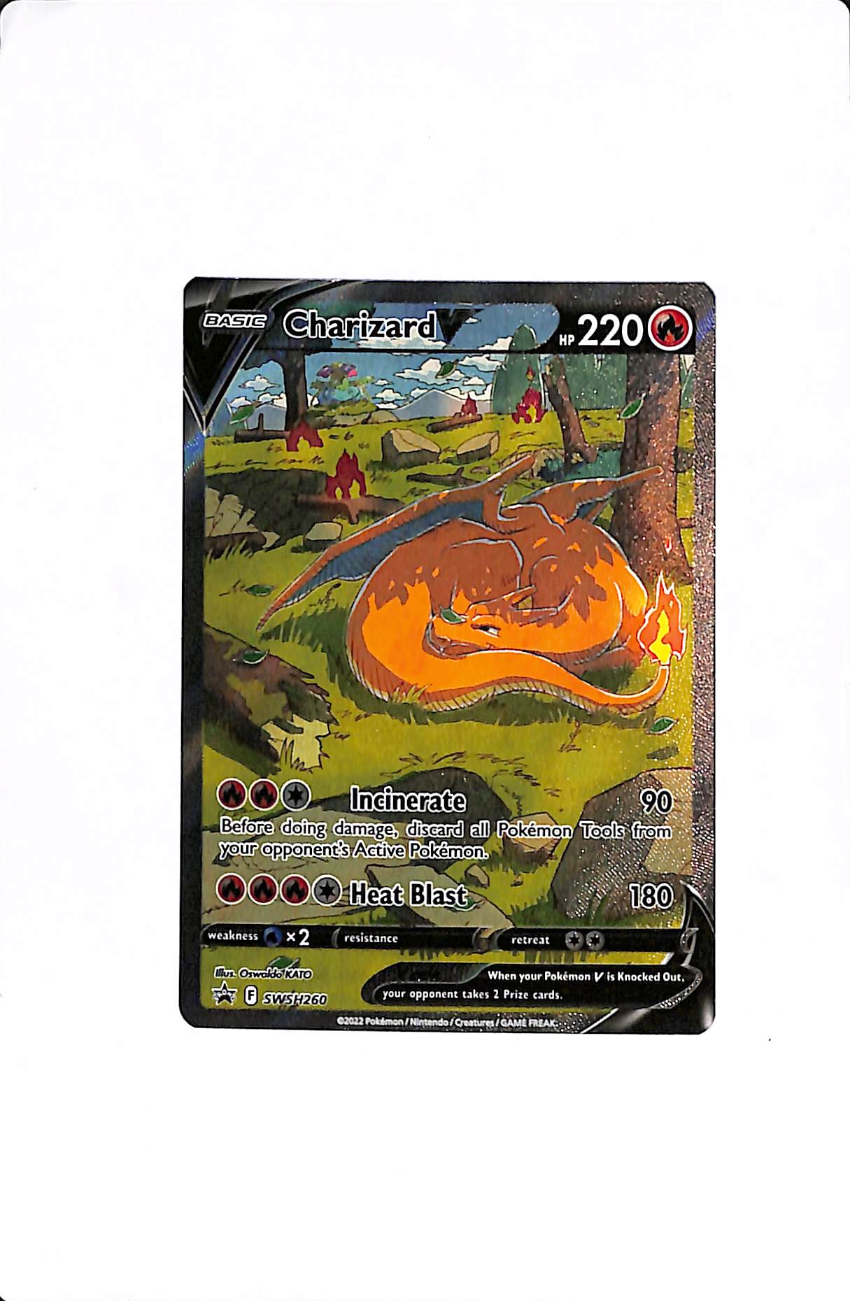 Charizard V Sword & Shield Promo SWSH260