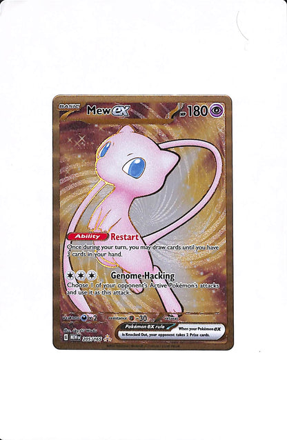 Mew ex (151 Metal Card) Double Rare 205/165