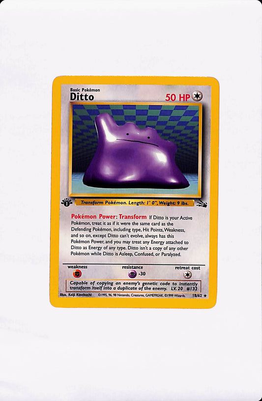 DITTO 18/62 1ST EDITION