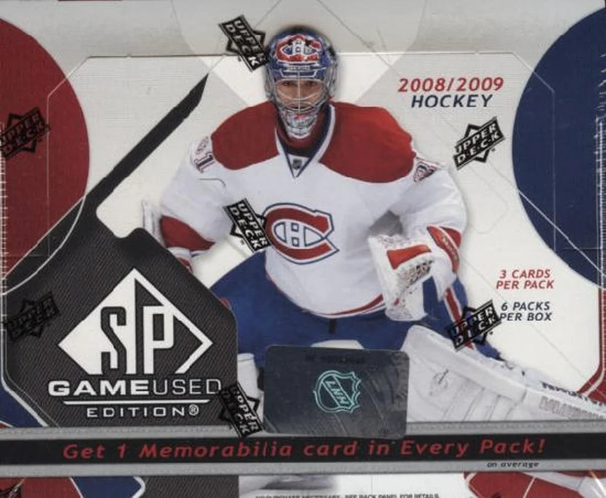 2008-09 Upper Deck SP Game Used Hockey Hobby Box