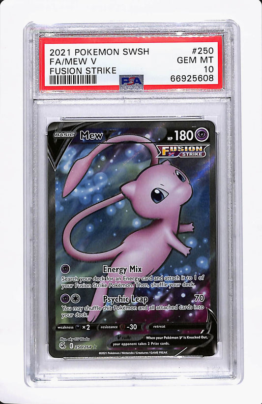 2021 MEW V FUSION STRIKE 250/264 PSA 10
