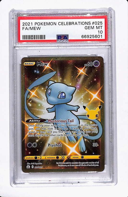 2021 CELEBRATIONS MEW 025/025 PSA 10