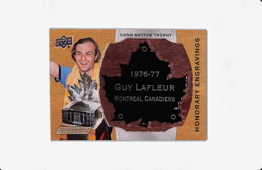2018-19 ENGRAINED GUY LAFLEUR HONORARY ENGRAVINGS CONN SMYTHE 037/100