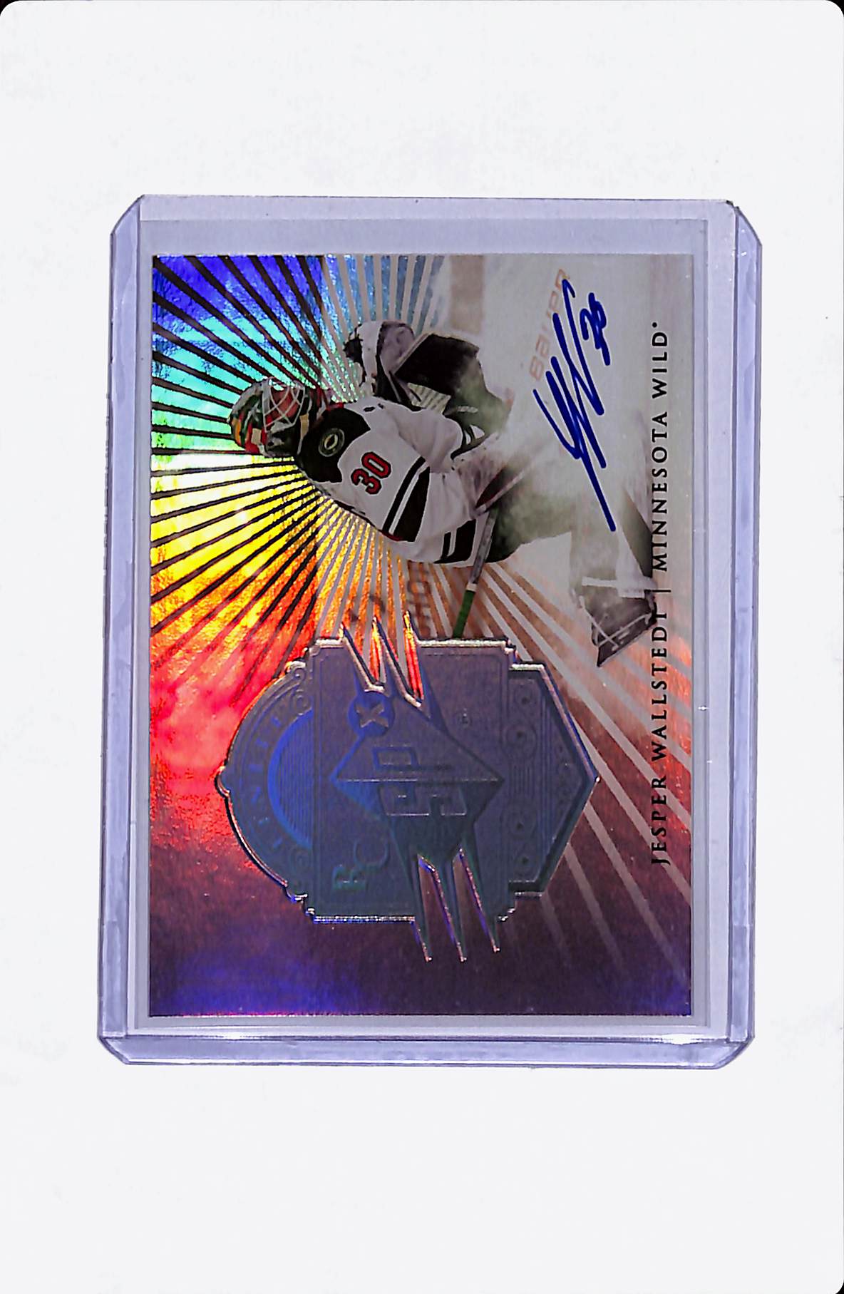 2024-25 SPx JESPER WALLSTEDT FINITE ROOKIE AUTOGRAPH 69/99