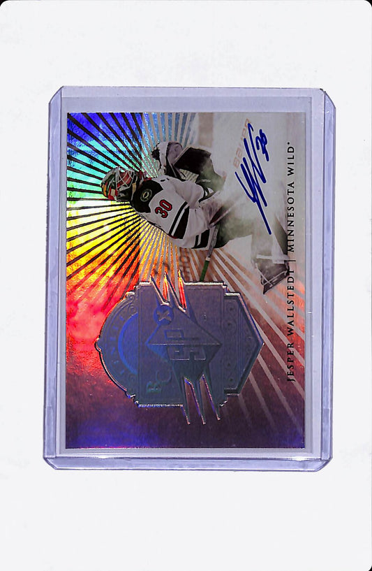 2024-25 SPx JESPER WALLSTEDT FINITE ROOKIE AUTOGRAPH 69/99