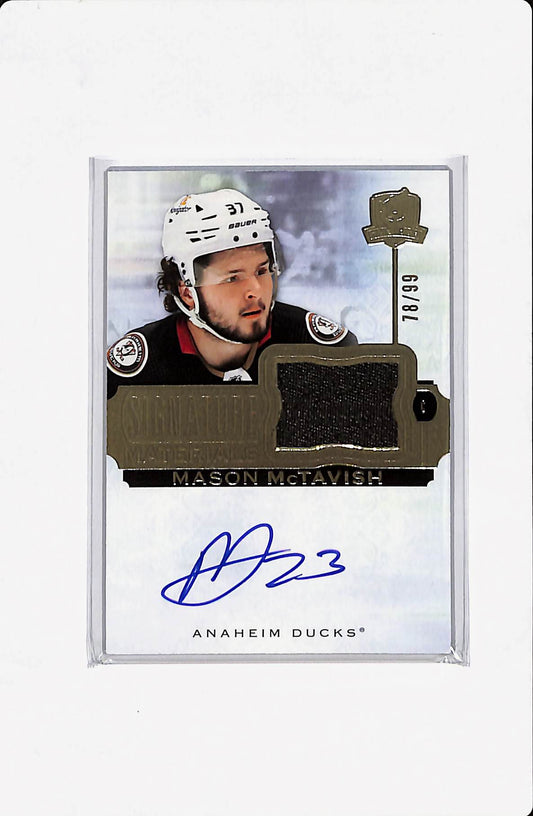 2022-23 THE CUP MASON MCTAVISH SIGNATURE MATERIALS 78/99