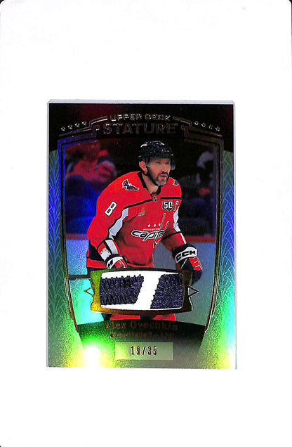 2024-25 UPPER DECK STATURE ALEX OVECHKIN PATCH GREEN /35 #14