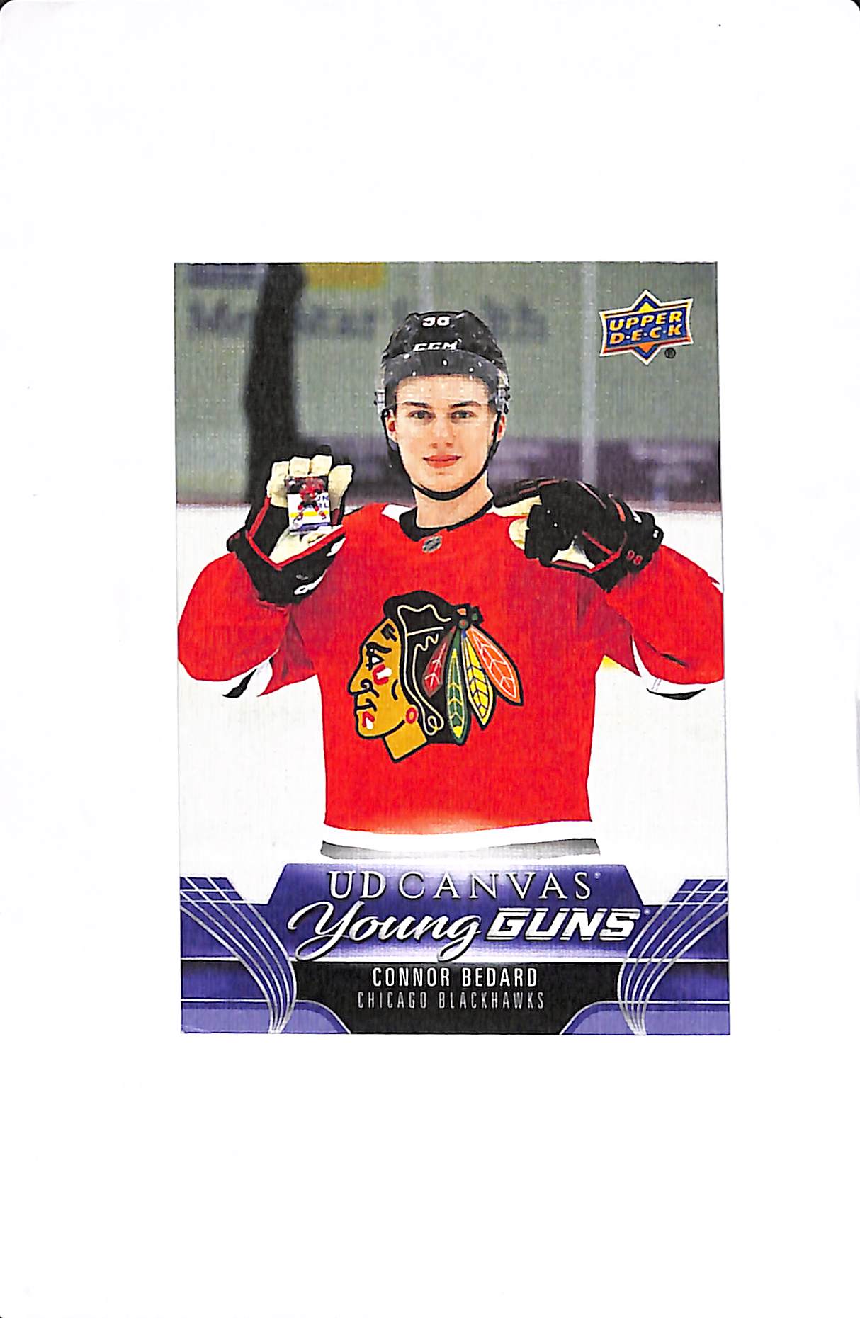 2023-24 UPPER DECK EXTENDED SERIES CONNOR BEDARD YOUNG GUNS CANVAS #C382