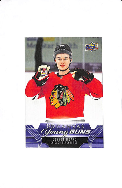 2023-24 UPPER DECK EXTENDED SERIES CONNOR BEDARD YOUNG GUNS CANVAS #C382