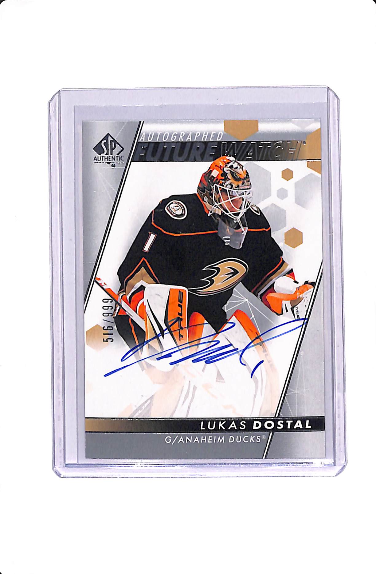 2022-23 UPPER DECK SP AUTHENTIC LUKAS DOSTAL FUTURE WATCH AUTO /999 #113